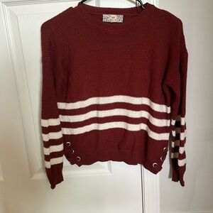 burnt orange sweater